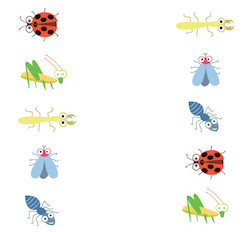 Bug Matching Worksheet - Insect Facts & Activities for Pre-K